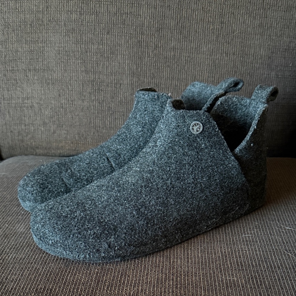 Birkenstock Andermatt Slippers in Gray Sz 43 - Picture 4 of 13